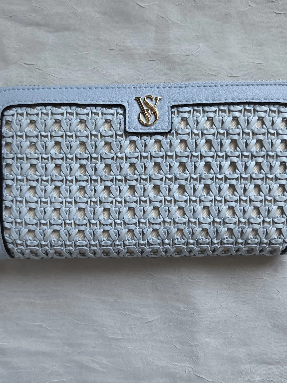 Adrift Blue Victoria's Secret Wallet